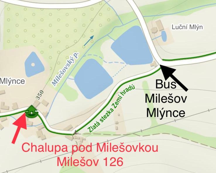 Pokoje V Chalupe Pod Milesovkou Velemin المظهر الخارجي الصورة